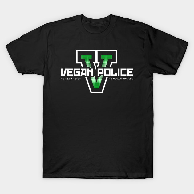 Vegan Police T-Shirt by HumeCreative